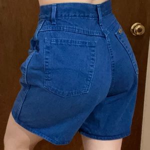 Vintage Chic High Rise Baggy Dad Shorts